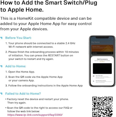 Kasa Smart Plug Mini 15A, Apple HomeKit Supported, Smart Outlet Works with Siri, Alexa & Google Home, UL Certified, App Control, Scheduling, Timer, 2.4G WiFi Only, 2 Count (Pack of 1) (EP25P2), White 8