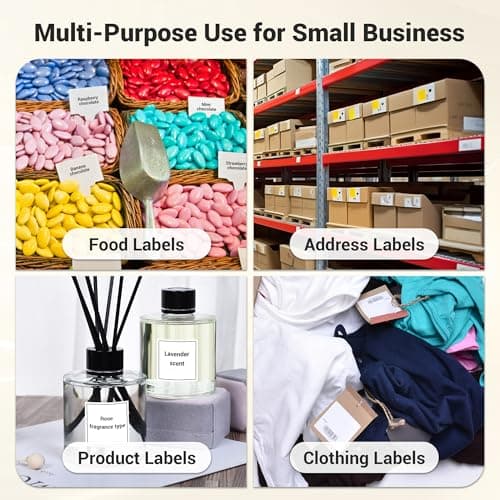 FLYFAR Label Maker Machine with Tape,Address Bluetooth Thermal Label Marker,Easy to Use for Home, Office, Small Business,Support Windows,Mac,iOS, Android 7