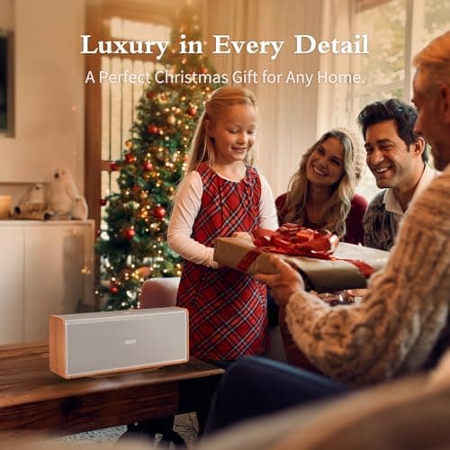 DOSS SoundBox Ultra Bluetooth Speaker with 2.1 Channel Audio, 80W Superior Sound with Deep Bass, Two DSP Technologies, 18H Playtime, BT 5.3, Wireless for Home, Office, Livingroom-Grey 9