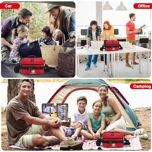 Poygik Premium 420 Piece Large First Aid Kit for Home, Car, Travel, Camping, Truck, Hiking, Sports, Office, Vehicle & Outdoor Emergencies - Emergency Medical Kits, Businesses & Home Medical Supplies 6