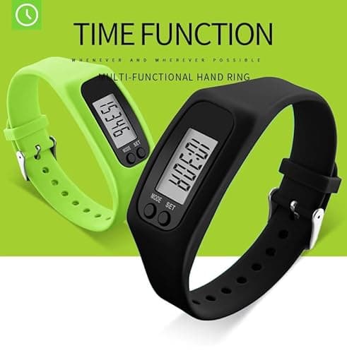 Yiudbaoo Pedometer Simple Step Counter Compact Precision Pedometer for Walking Running Step Tracker Removable Clip and Lanyard Accurate Pedometers for Steps for Men Women and Kids, Black 6