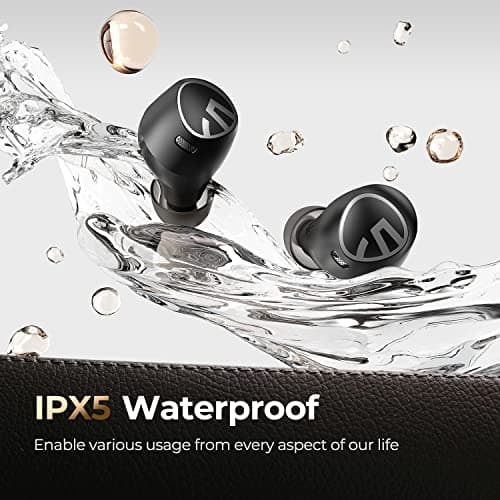 SoundPEATS Free2 Classic Wireless in Ear Earbuds, 30Hrs Playtime Headphones, Bluetooth V5.1 Earphones, Built in Mic for Clear Calls, Touch Control, Single/Twin Mode, Stereo Sound 7