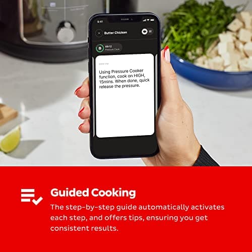 Instant Pot Pro Plus Wi-Fi Smart 10-in-1, Pressure Cooker, Slow Cooker, Rice Cooker, Steamer, Sauté Pan, Yogurt Maker, Warmer, Canning Pot, Sous Vide, Includes App with Over 800 Recipes, 6 Quart 5