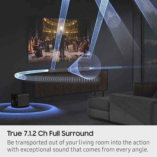Samsung Q-Series Soundbar HW-Q900F 7.1.2 ch Subwoofer (2025 Model) Smart Integration, Wireless Dolby Atmos, Q-Symphony 5