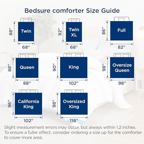 Bedsure Comforter Duvet Insert - Quilted Comforters Queen Size, All Season Duvet, GentleSoft Down Alternative Bedding, with 8 Tabs, Gifts for Women/Men, White, Queen 88 x 88 Inches 8