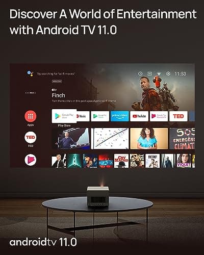 XGIMI HORIZON Ultra 4K Projector, Dolby Vision, 2300 ISO Lumens, 2 x 12W Harman Kardon Speakers, Home Theater Projector with WiFi and Bluetooth, Dual Light, Active 3D, 200" 7