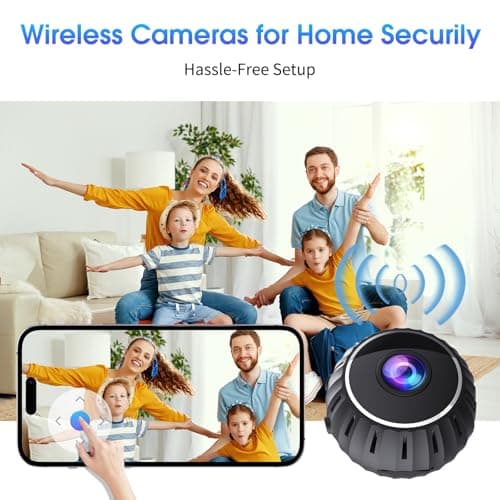 2K Mini Camera, HD Hidden Camera, WiFi Wireless Nanny Cam for Pet, Baby, Office Security, Micro Small Monitor Camera with App Control, Cloud Storage & SD Storage 5