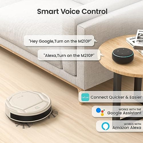 Lefant Robot Vacuum M210 Pro, 2200Pa Suction,120 Mins Runtime, Self-Charging Slim Robotic Vacuum Cleaner, APP/Voice/WiFi/Alexa Control, Ideal for Pet Hair,Low-Pile Carpet, Hard Floor 11