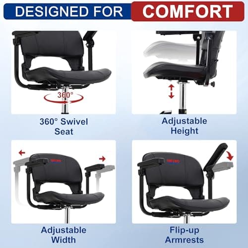 Metro Mobility Mobility Scooters for Adults, 4 Wheel Powered Mobility Scooters, Folding Mobility Scooter Lightweight, Electric Scooter for Seniors 16 Miles Long Travel Range Red 6