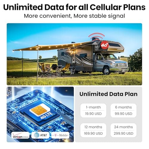 SOLIOM® 5MP Security Camera Outdoor with 10X Optical Zoom, 4G LTE Cellular Security Camera with Battery & Solar Powered, Human Detection, Auto Tracking, Spotlight Color Night Vision, Grey, S600-C10X 7