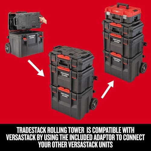 CRAFTSMAN TRADESTACK Rolling Tower (CMST60420) 5