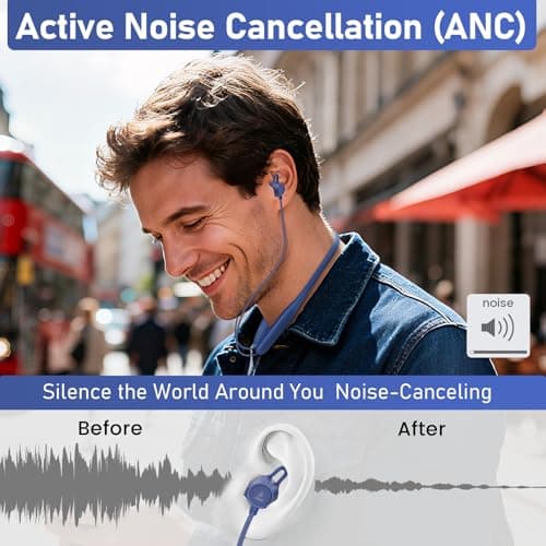 CXPSUE Neckband Earbuds Bluetooth with Stereo Sound,Headphones Wireless with 60 Hours Playtime,Wireless Headphones,Ear Buds Wireless Bluetooth Earbuds (3pack Blue) 7