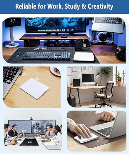 Trackpad with 2.4G USB Receiver for Mac and Windows - Multi-Touch Surface High Precision Track Pad, Multi-Gesture Touchpad Mouse Compatible with Apple MacBook iMac and Windows 10/11 PC Desktop 6
