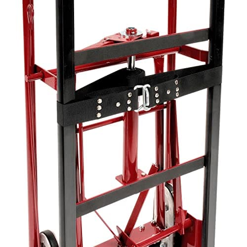 Global Industrial 4-Wheel Professional Appliance Hand Truck with Stair Climbing Wheels, 1200 Lb Capacity, Industrial Hand Truck with Ratcheting Nylon Strap 5