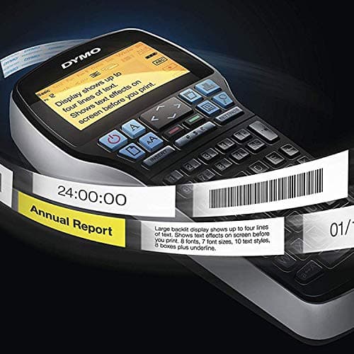 DYMO Label Maker with Adapter LabelManager 420P High-Performance Label Maker Rechargeable PC and Mac Connectivity Bright Backlit Display Easy-to-Use Portable For Home & Office Organization 7