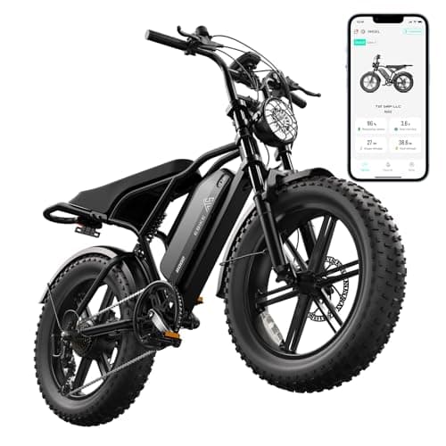 TST Electric Bike for Adults 1500W Peak 20" Fat Tire All- Terrain E-Bike 60 Miles 28 MPH Electric Dirt Bike - 48V 15 AH Battery Tested to Safety Tested to UL 2849 Powered Electric Bicycle