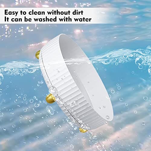 Bathroom Organizers and Storage, 3-Tier Medicine Organizer - Portable Medicine Cabinet with Leather Handle, White 7