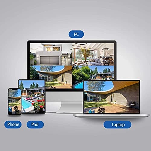 xmartO WB2024-W 2K 3MP Super HD WiFi Home Security Camera with Built-in Microphone (add-on Camera with 3.6mm Lens，Pack of 2, Requires 5MP NVR to Work) 7