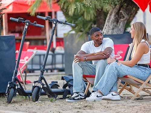 NIU 100P Electric Scooter for Adults with Suspension- 600W Max Power, 18 Miles Range, Max Speed 17.4MPH, Dual Brakes, Easy Folding Commuting E-Scooter, Bluetooth Connectivity, UL Certified 7