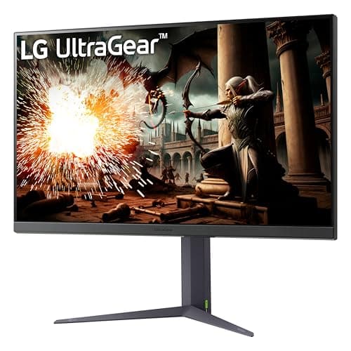 LG 32" Ultragear QHD (2560x1440) Gaming Monitor, 180Hz, 1ms, IPS, DisplayHDR 400, NVIDIA G-SYNC Compatible, AMD FreeSync, VESA Adaptive Sync, HDR10, Tilt/Height/Pivot Stand, HDMI, DisplayPort, Black 5
