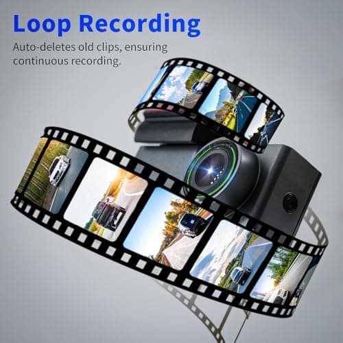 Masdio Dash Cam Front and Rear, 4K+1080P Dual Dash Camera for Cars with WiFi APP, 3.2" LCD, Super Night Vision, 24/7 Parking Mode, G-Sensor, Loop Recording, Included 32GB Card 5