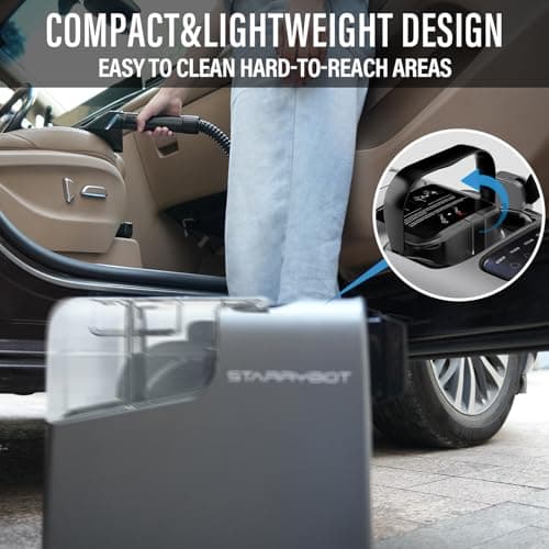 Starrybot Portable Carpet Cleaner Machine, Compact Pet Stain Remover and Deodorizer 9