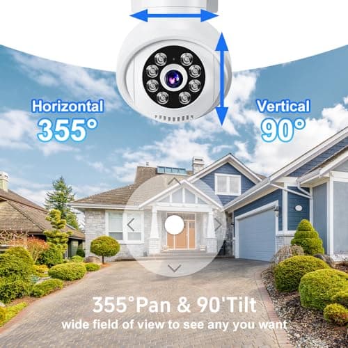 【Wireless Pro, 3K &10CH】5MP Security Cameras Wireless Outdoor with 10.1" LCD Monitor, 4PCS WiFi PTZ Security Cameras with 4K NVR for Home Surveillance,1TB HDD, Auto Track, 2-Way Audio,Motion Alert,5G 8