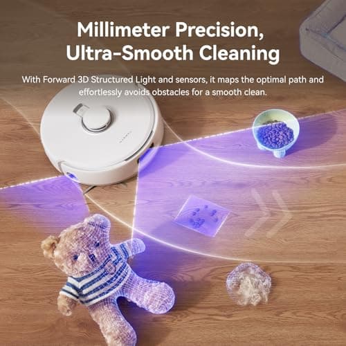 NARWAL Freo X10 Pro Robot Vacuum and Mop Combo, 11,000Pa Suction, DualFlow Tangle-Free System, MopExtend Edge Cleaning, Self-Emptying, Auto Mop Wash & Dry, LiDAR Navigation, for Pet Hair & Hard Floors 6