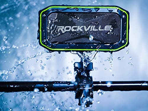 Rockville Portable Audio Bundle: (2) ROCK ANYWHERE Waterproof Bluetooth Speakers, TWS Stereo Linking, 2-items 7