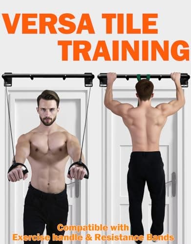 Fitarc Heavy Duty Wall Mount Pull Up Bar, Joist Mount Chin Up Bar for Doorway, Steel Construction, Home Gym Equipment, Fits 32”-36” Wall Studs 5