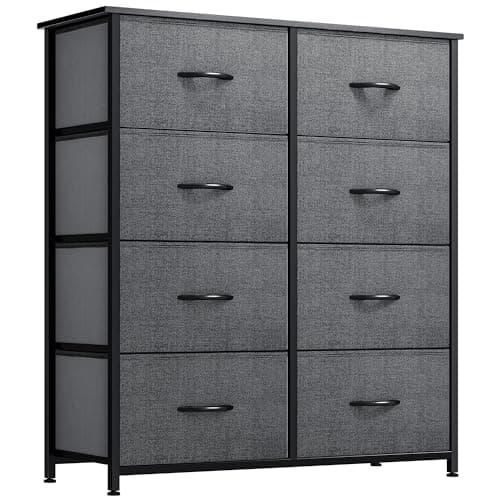 YITAHOME Dresser for Bedroom, Fabric Dresser with 8 Drawers, Tall Chest of Drawers for Closet