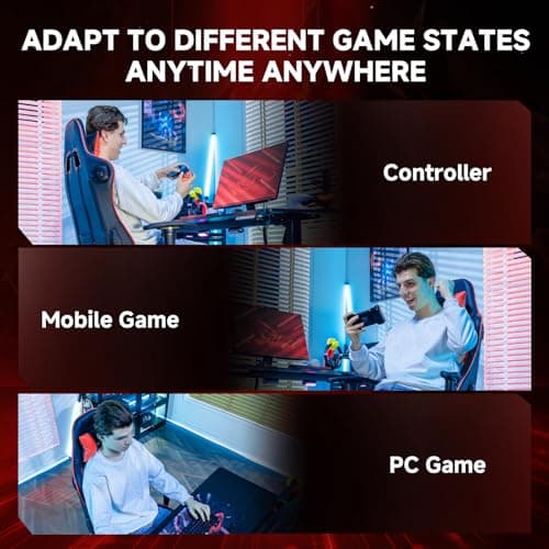 GTPLAYER Gaming Chair,Gamer Chair with Bluetooth and Adjustable Backrest,Seat Height Adjustable Computer Chairs with 3D Armrests,Video Game Chair with Footrest Speakers (Red) 9