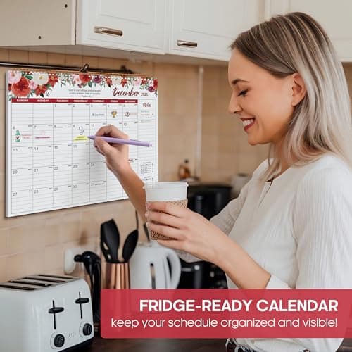 2026 Calendar, Psalm Theme 2026 Wall Calendar Starts from January 2026, 11.5" x 14.7", Monthly Wall Planner Hanging with Premium Paper, Ideal for Office or Home, Giftable Present 6