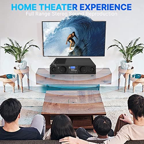 Pyle 3D Surround Bluetooth Soundbar - Sound System Bass Speakers Compatible to TV, USB, SD, FM Radio with 3.5mm AUX Input , Remote Control, For Home Theater - PSBV200BT,Black 7