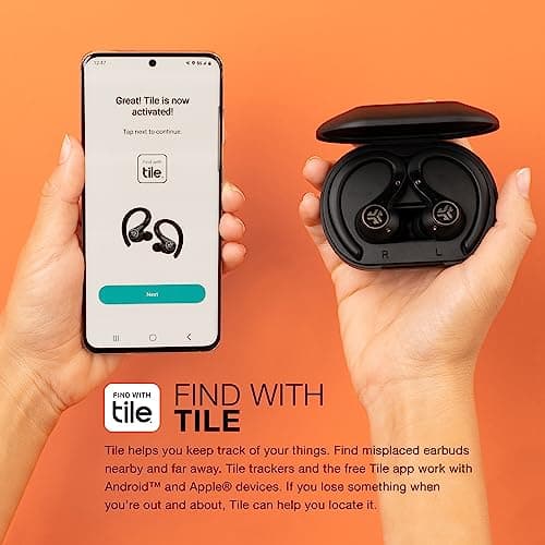 JLab Epic Air Sport ANC Gen 2 True Wireless Bluetooth Earbuds, Headphones for Working Out, IP66 Sweatproof, 15-Hour Battery Life +55-Hour Charging Case, Music Controls, 3 EQ Sound Settings 6