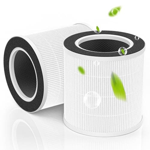 VK-6067B Filter Replacement Fit For HOKEKI VK-6067B Air Purifier and For Vremi Air Purifier, 3-Stage Filtration With HEPA and Activated Carbon Filter