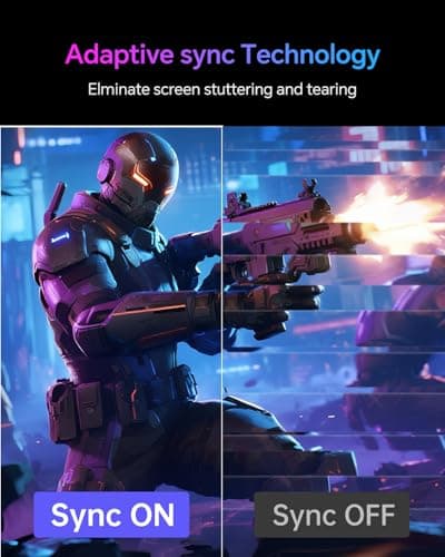 KTC 24 Inch Gaming Monitor 180Hz - 2K 1440P Computer Monitors, Fast IPS Monitor with HDR 400, Adaptive Sync, Up to 185Hz, HDMI 2.0 & Display Port 1.4, Height Adjustable, Vesa Mount, H24T7 4