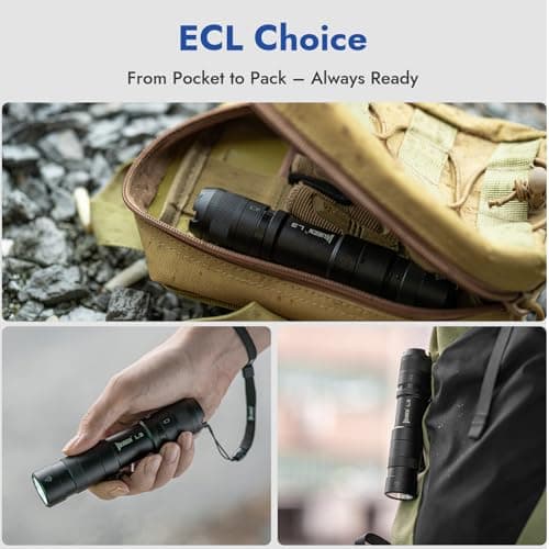 WUBEN L3 Flashlights High Lumens, 3000 Lumens Flash Light Bright Flashlight Rechargeable, Dual-Way USB C Charging 6 Mode, IP68 Handheld Flashlight for Tactical/Outdoor, Tool Gifts for Men 7