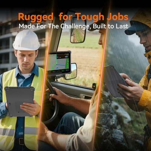 iEdge T10W-2D Rugged Windows Tablet, 10.1" Durable Industrial Tablet with Scan, 8GB+128GB, 4G LTE, GPS, BT5.0 Wi-Fi,Water-Proof, 700nit Sunlight Readable for Outdoor, Enterprise Work, Vehicle 9