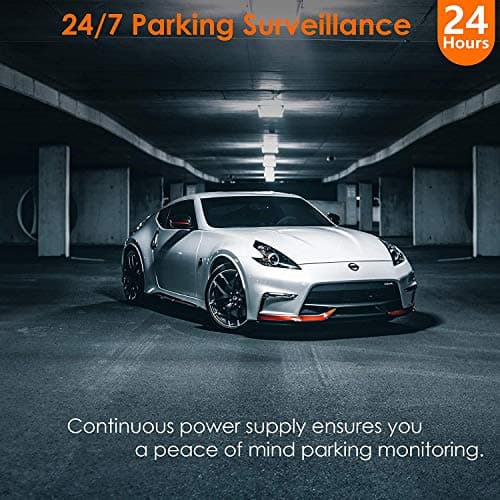 Gebildet Dash Cam Hardwire Kit, Type C USB Hard Wire Kit 12V-24V to 5V Hardwire Kit with Low Voltage Protection 13ft/320cm Car Dash Camera Charger Power Cord for Dashcam Supply Radar Detectors 7