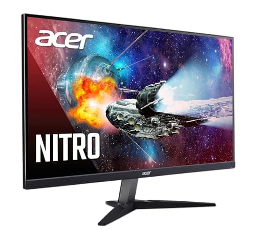 acer Nitro 27 Inch UHD 3840 x 2160 IPS PC Gaming Monitor | Adaptive-Sync Support (FreeSync Compatible) | 4ms (G to G) | HDR10 | 99% sRGB | One Display Port 1.2 & Two HDMI 2.0 | KG272K Lbmiipx 8