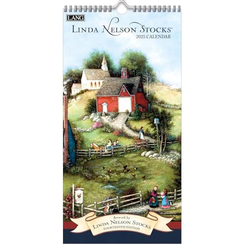 LANG Linda Nelson Stocks 2025 Vertical Wall Calendar (25991079120)