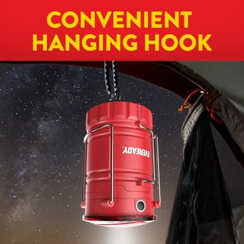 Eveready LED Camping Lantern 360 PRO (3-Pack), Super Bright Tent Lights, IPX4 Water Resistant LED Lanterns for Power Outage Hurricane Preparedness, (Batteries Included) 6