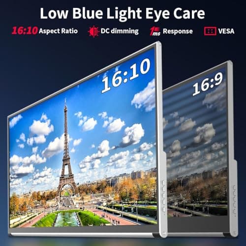 Magedok OLED Portable Monitor- 4K Portable Laptop Display 16 Portable Gaming Monitor 100% DCI-P3 HDMI/USB-C External Screen for Laptop Phone/Switch/Xbox 2