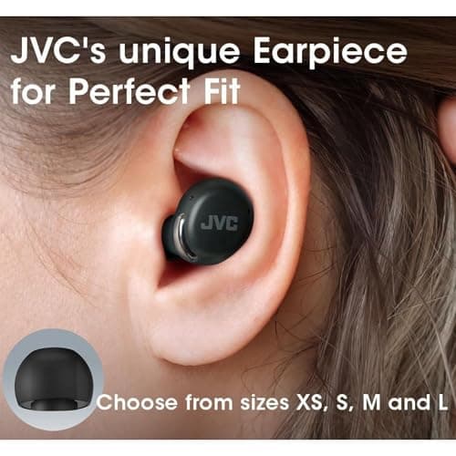 JVC True Wireless Compact Earbuds – Active Noise Cancelling, Up to 27 Hours Playback, Low Latency Mode - IPX4 Sweat/Rain Proof, Quick Charge Case, Mic 5