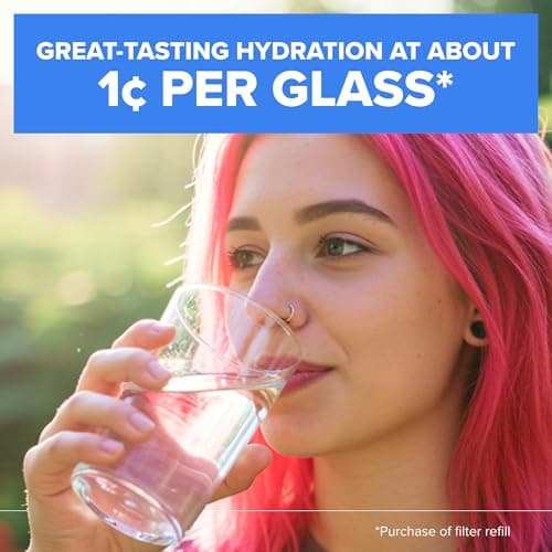 Brita Metro Water Filter Pitcher with SmartLight Change Indicator, BPA-Free, Replaces 1,800 Plastic Water Bottles a Year, Lasts Two Months, Includes 1 Filter, Small - 6-Cup Capacity, Turquoise 5