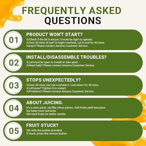 AMZCHEF Juicer Machines, 5.3" Extra Self-Feeding Cold Press Juicer for Whole Vegetable & Fruit, Juice Extractor Machine with Large Auger & Triple Strainers, Easy to Clean, High Juice Yield, Grey 7