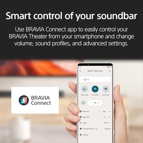 Sony BRAVIA Theater System 6, 5.1ch Home Theater System Sound bar with subwoofer and Rear Speakers, Surround Sound by Dolby Atmos/DTS:X Compatible HT-S60 11