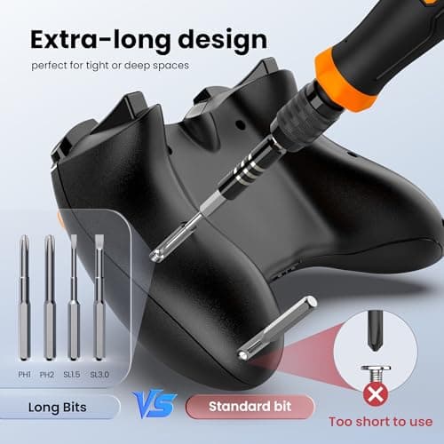 JOREST 152 in 1 Precision Screwdriver Set, Tool Gifts for Men, Magnetic Tool Kit with Torx Triwing Bits, Repair for Electronics,Macbook, Laptop, PC, RC, PS5, iphone,Jewelers, XBOX, Glasses 7