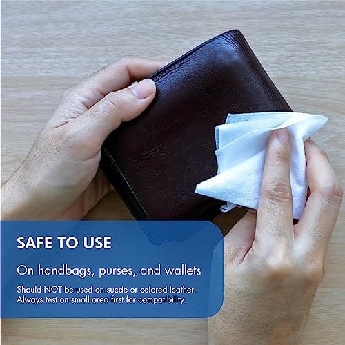 Diamond Wipes Pre-Moistened Shoe Shine Wipes, Streak-Free Shoe Cleaner Pack of 50 Individually Wrapped Wet Wipes - Use On Leather, Travel Essentials 6